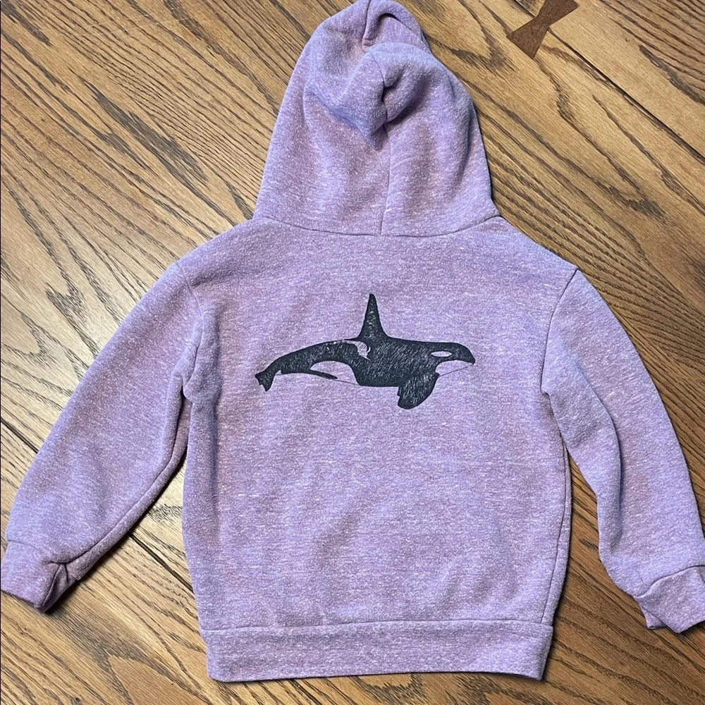 Narwhal Hoodie - kids, cozy, lavender, PNW